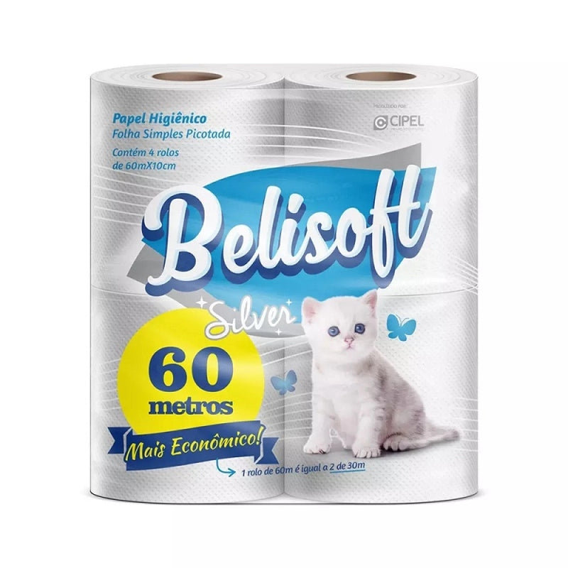 Papel Higienico Belisoft Simples Cipel