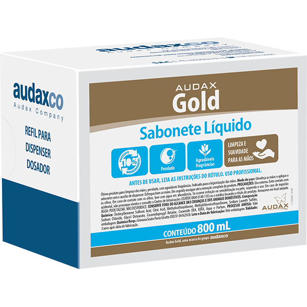 Sabonete Gold Erva Doce 800ml AUDAX