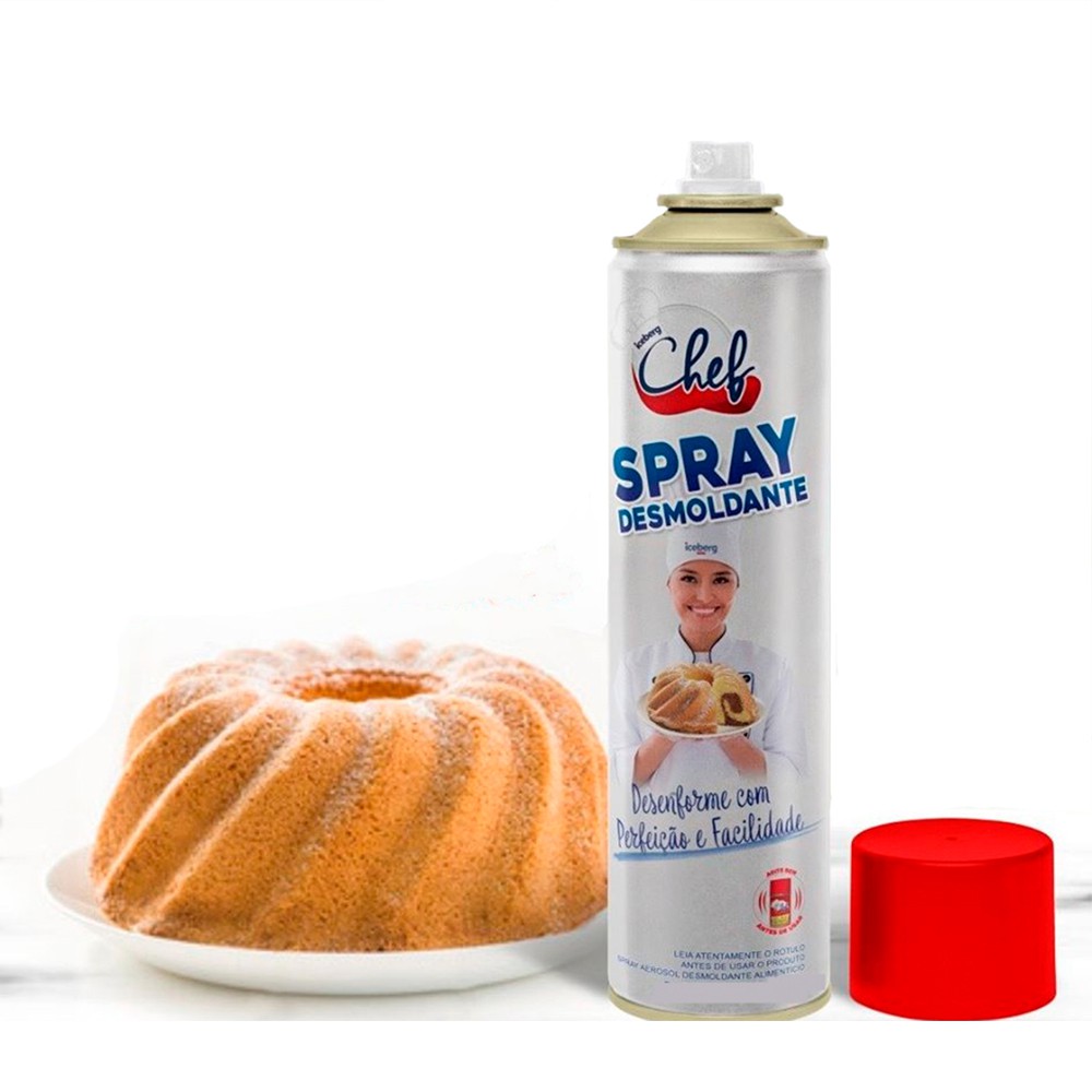 Spray Desmoldante Iceberg Chef 400ml (Aerosol) Original Preço Especial - Imagem 2