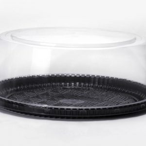 Embalagem Plástica PF60 Bandeja Premium Pet Preta Caixa C/ 50 Unidades Packform