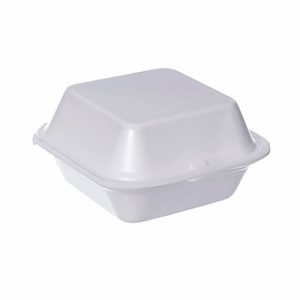 Hamburgueira De Isopor 02A Gourmet Fardo C/ 100 Unidades Copoplast