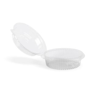 Embalagem Plástica PF640 Bandeja Pet Articulada Cx C/300 Unidades Packform