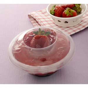 Embalagens Galvanotek Caixa 300 Unidades 250ml Modelo G680 Com Tampa Para Doces Mousse Pave Sobremesas