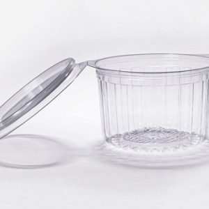 Embalagerm Plástica PF771 Pote Redondo Articulado Caixa C/ 200 Unidades Packform