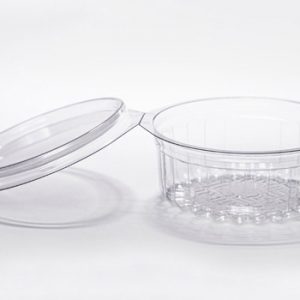 Embalagem Plástica PF742 Pote Redondo Articulado Caixa C/ 200 Unidades Packform