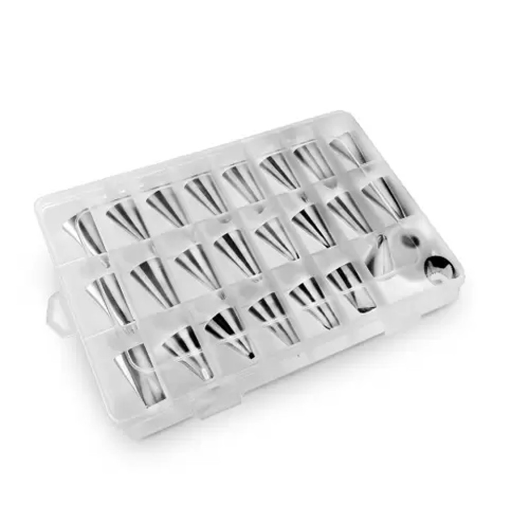 Jogo Para Confeitaria inox 26 pcs Kehome Confeiteiro Padaria Paradia Industrial - Imagem 2