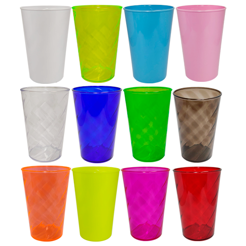 COPO TWISTER 500ML TRANSPARENTE UND EMPLASA