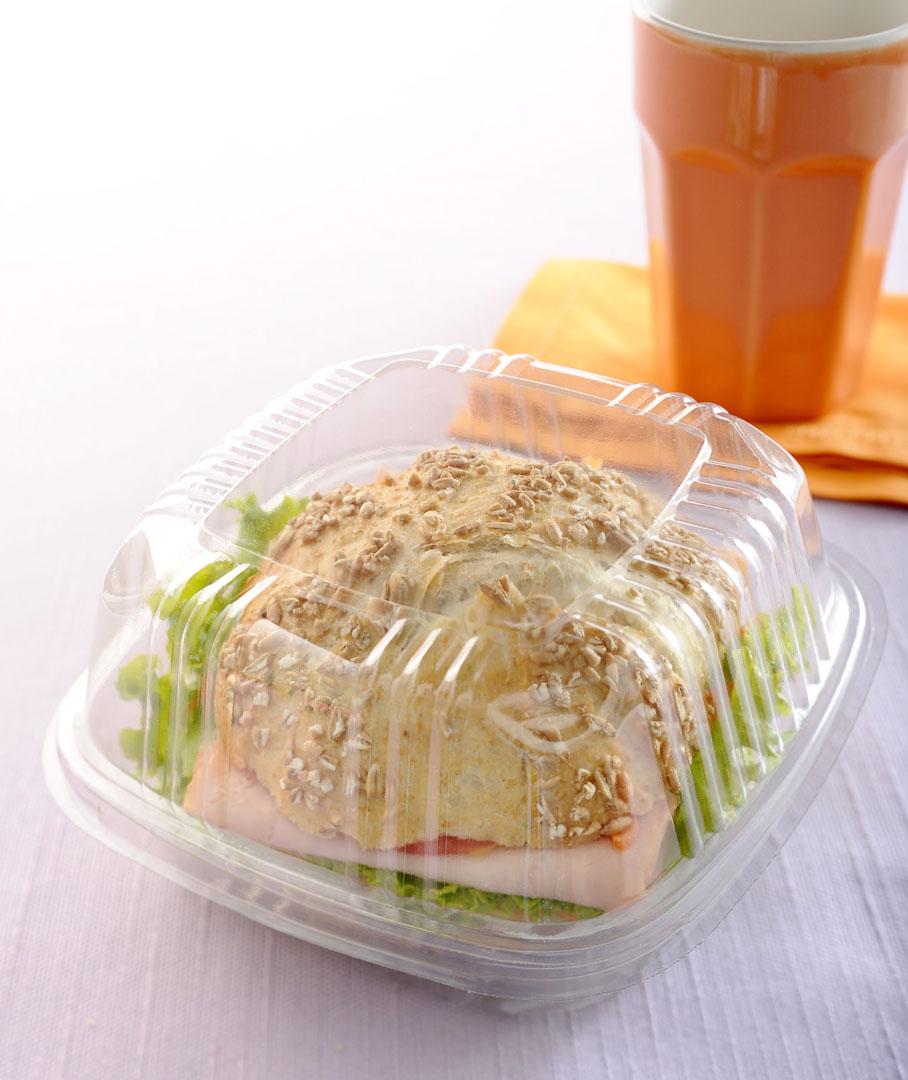 Embalagem Plástica GA-12 Hamburgueira Millenium Cristal C/10 Unidades Galvanotek