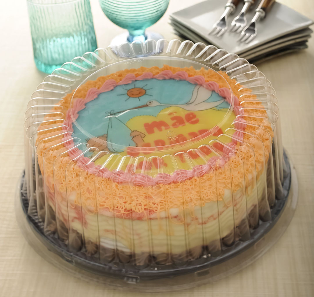 Embalagem Plástica G-37MA Torta Pequena Alta 1,2kg Pacote C/ 05 Unidade Galvanotek