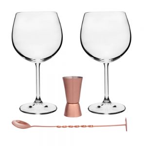 KIT DE 4 PECAS BOHEMIA AUTHENTIC P/GIN REF 58570