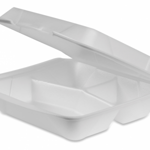 Hamburgueira HF136 (850ML) 3 Div Tam 21,5 x 22 x 8,6cm c/200