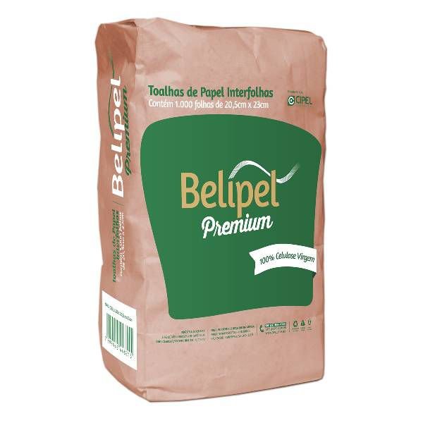 INTERFOLHA 100% CELULOSE 20,5 X 23 BELIPEL