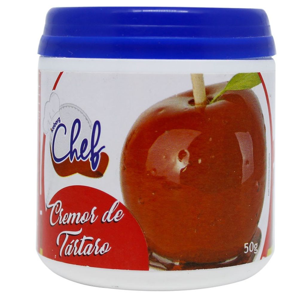 Cremor De Tártaro Iceberg 100g Original Pronta Entrega Controlador Cristalização Açucar Maça Do Amor Doces Caldas Bolos - Imagem 2
