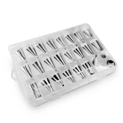 Jogo Para Confeitaria inox 26 pcs Kehome Confeiteiro Padaria Paradia Industrial - Imagem 3