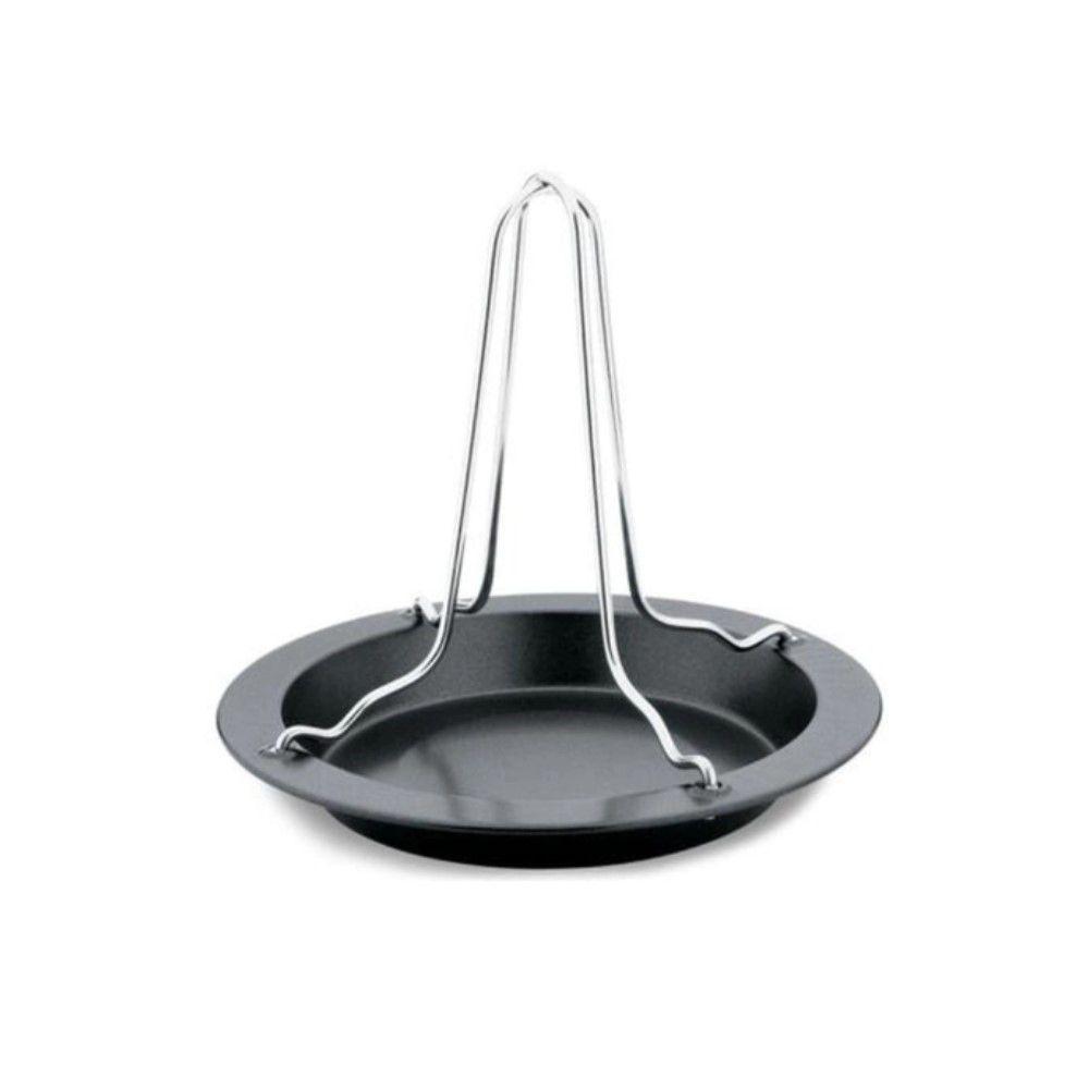 Suporte Para Assar Frango Inox Cromado Acessório Cozinha Kehome - Imagem 4