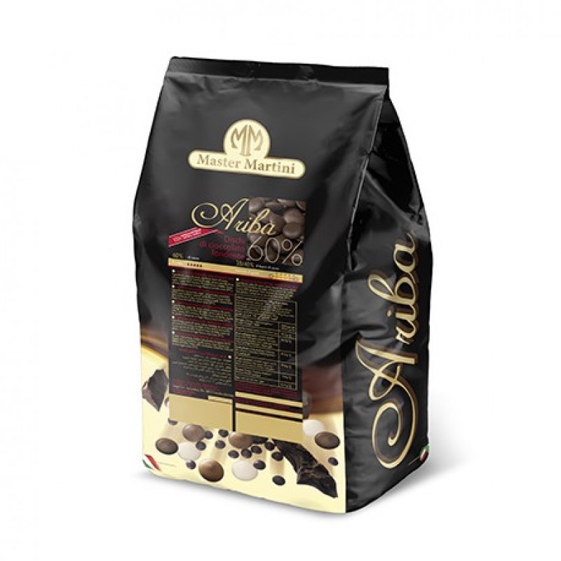 CHOCOLATE NEGRO 60% MASTER MARTINI - 1KG