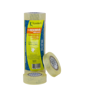 FITA ADESIVA 12X10MTS TRANSP C/10