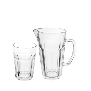 JOGO DOVER P/REFRESCO 7 PECAS(JARRA 1,2LT + 6 COPOS 320ML)