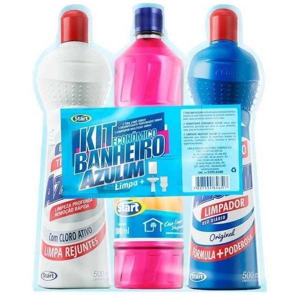 Kit Econômico Banheiro Azulim Cód.: 51223
