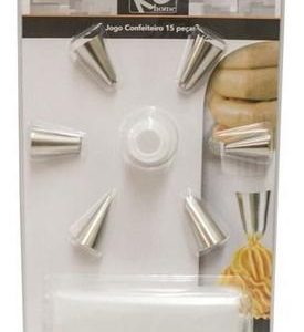 JOGO CONFEITEIRO 15 PEÇAS REF 6385 KEHOME
