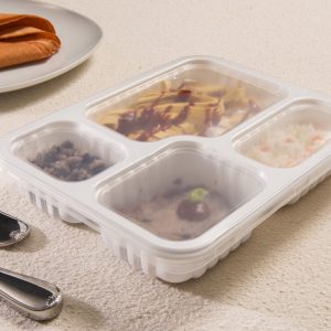 Embalagem Plastica G-324 Bandeja 4 Divisórias Pacote C/ 10 Unidades Galvanotek