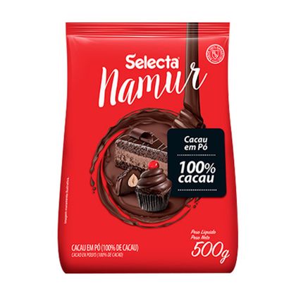 Selecta Namur Chocolate Em Pó 100% Cacau 500g