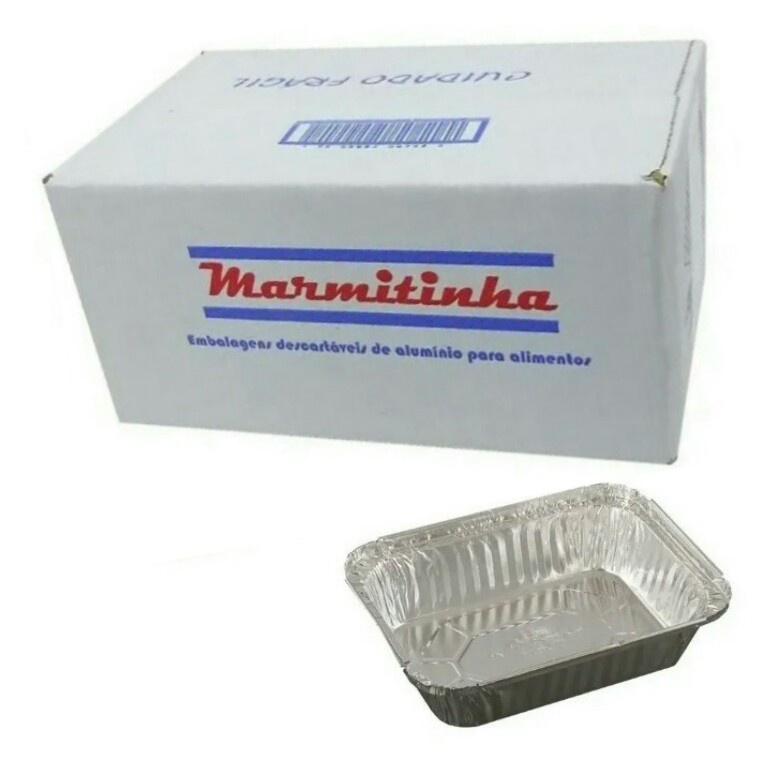 Quentinha 90 Marmitinha Caixa C/ 100