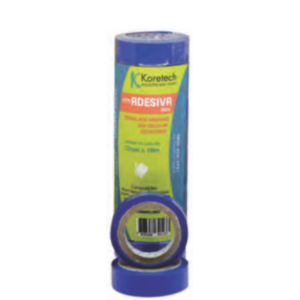 Fita Adesiva 12x10 Mts Azul C/ 10 Unidades