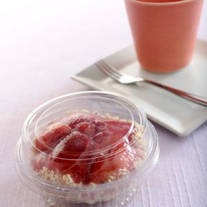 Embalagem Plástica G-645 120ml Mini Doce Redondo Pacote C/ 10 Unidades Galvanotek