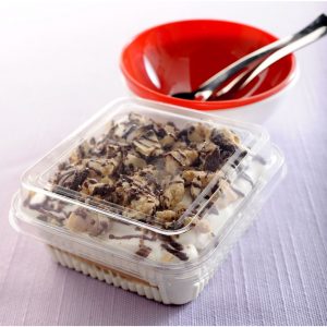 Embalagem Plástica G-650 (200ml) Doce Quadrado Caixa C/300