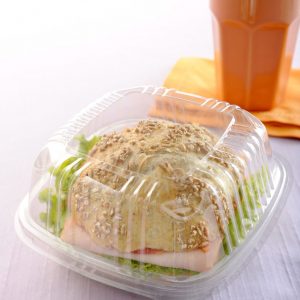 Embalagem Plástica GA-12 Hamburgueira Millenium Cristal C/10 Unidades Galvanotek