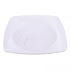 PRATO QUADRADO MEDIO BRANCO 30X10 PRAFESTA