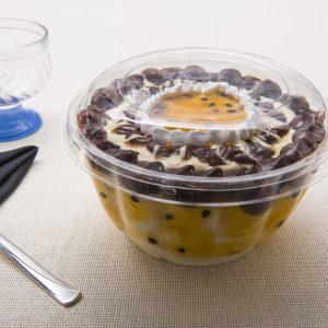 Embalagem Plástica G-683 1.400ml Cristal Base e Tampa C/ 5 Unidades Galvanotek